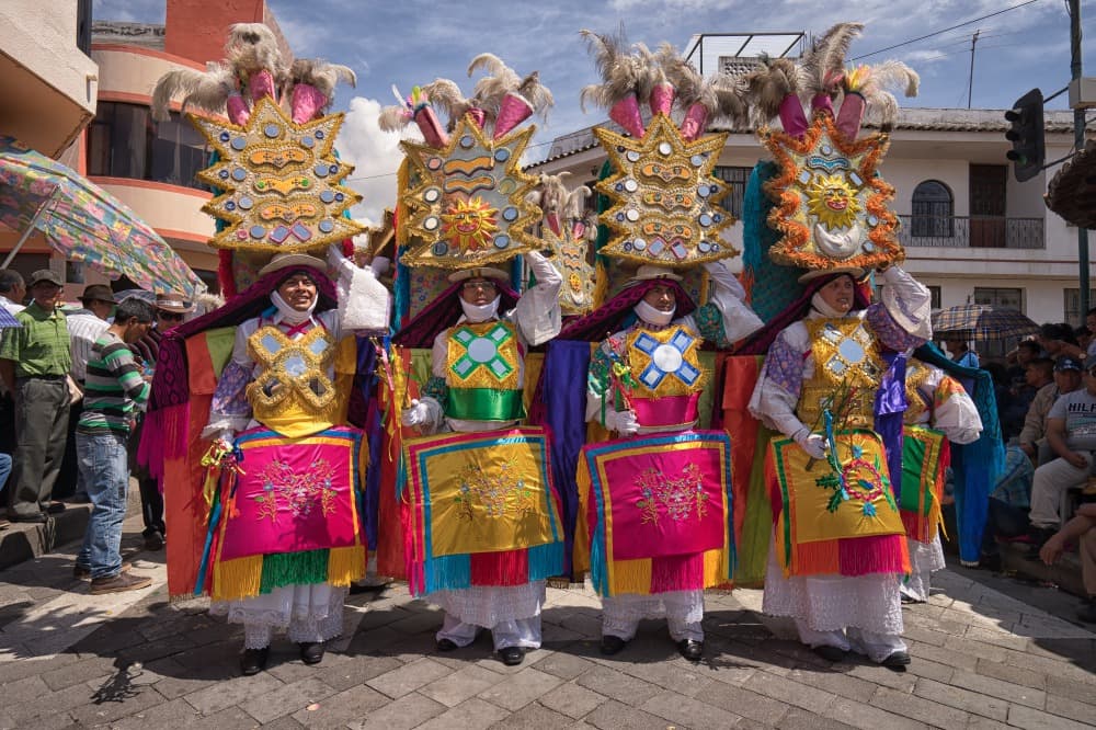 color traditional costumes
